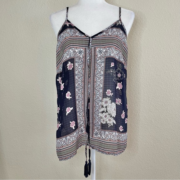 Umgee spaghetti strap blouse size large - Picture 1 of 7